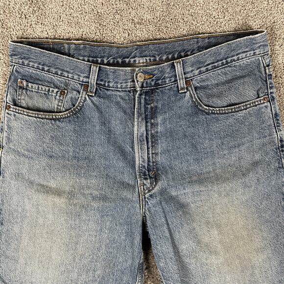 Levis 550 Shorts Men’s 38 Blue Denim Jorts 10” Relaxed Fit Baggy Skater Y2K - Picture 3 of 13